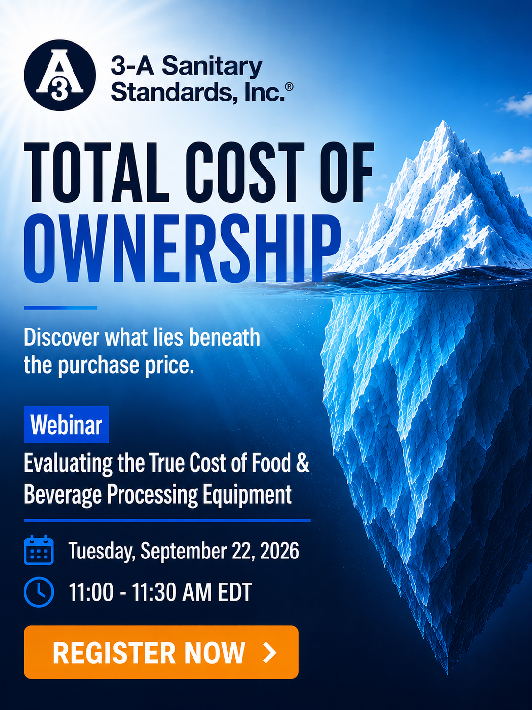 Webinar: A Framework for Evaluating the True Cost of Food & Beverage Processing Equipment — September 22, 2026